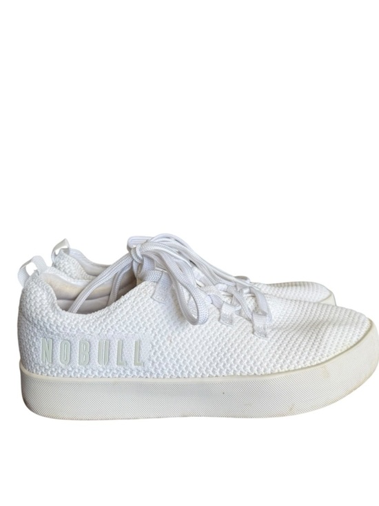 NOBULL White Recs Knit Sneaker Unisex Shoe Size 8.5 Mens / 10 Women’s main image 6